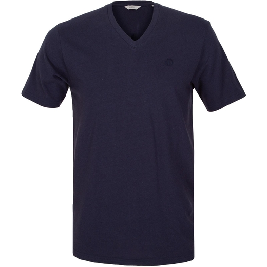 Jonathan Cotton & Linen V-neck T-Shirt-on sale-Fifth Avenue Menswear