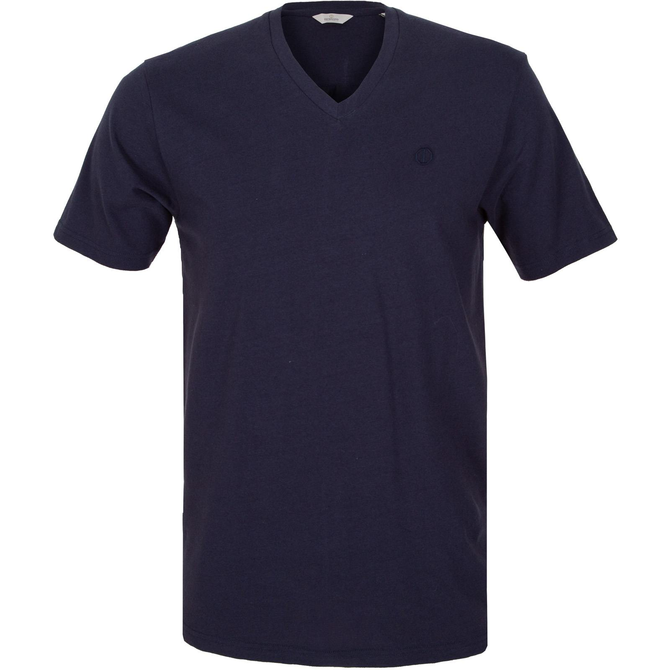 Jonathan Cotton & Linen V-neck T-Shirt