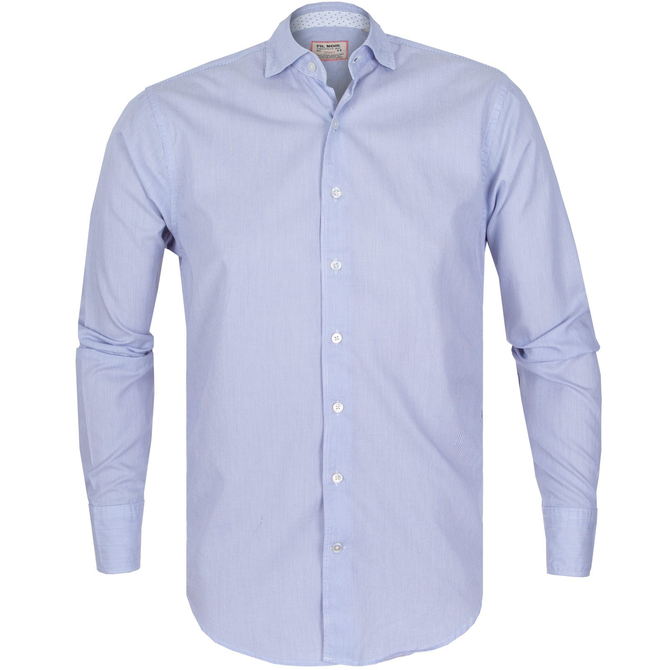 Celeste Fine Stripe Casual Cotton Shirt