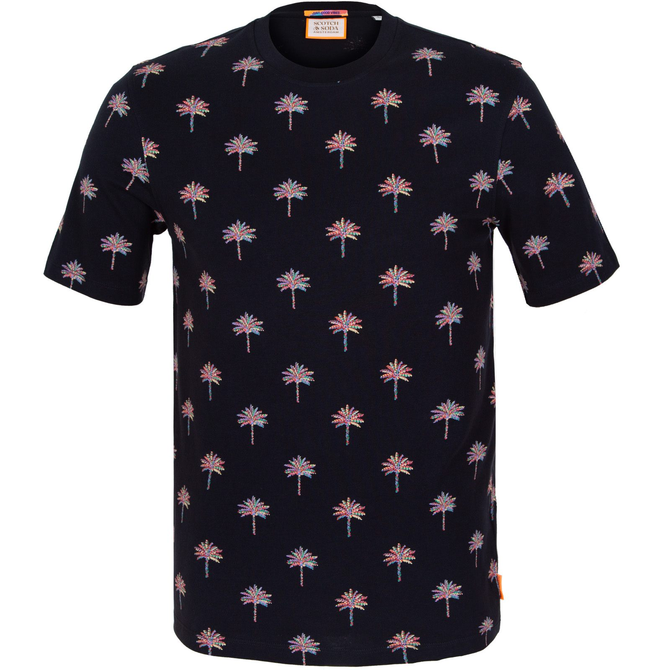 Regular Fit Palm Print T-Shirt