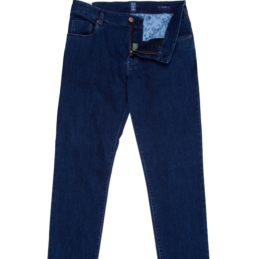 M5 Luxury Slim Fit Multi-Colour Stitch Denim Jeans-new online-Fifth Avenue Menswear