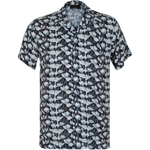 Will Hibiscus Flowers Short Sleeve Shirt-new online-Fifth Avenue Menswear