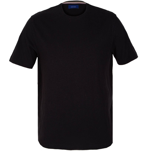 Cotton/Linen Crew Neck T-Shirt-on sale-Fifth Avenue Menswear