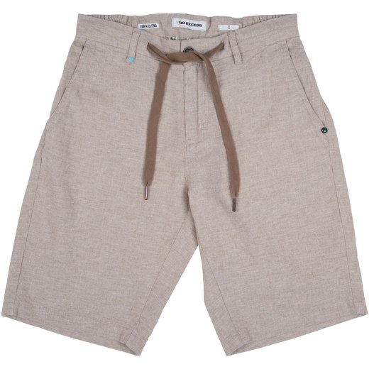 Micro Pattern Linen/Cotton Drawstring Shorts-new online-Fifth Avenue Menswear