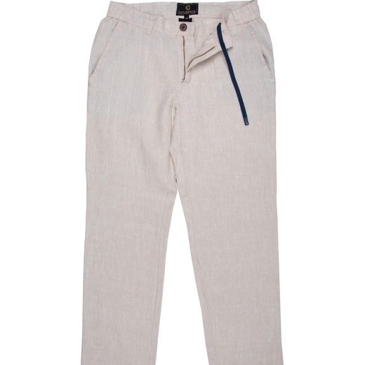 Paul Loose Fit Casual Linen Trousers-new online-Fifth Avenue Menswear