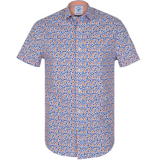 Dots Print Stretch Cotton Casual Shirt-new online-Fifth Avenue Menswear