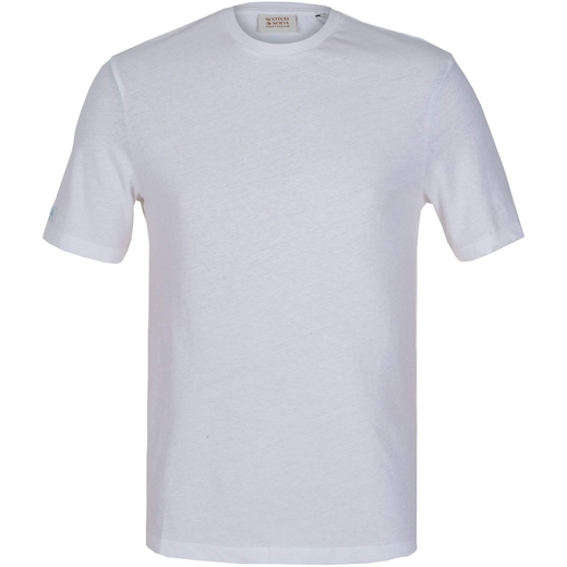 Regular Fit Cotton & Linen Blend T-Shirt-new online-Fifth Avenue Menswear