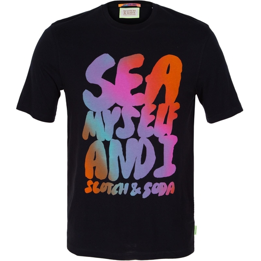 Regular Fit Sea Myself And I Print T-Shirt-on sale-Fifth Avenue Menswear