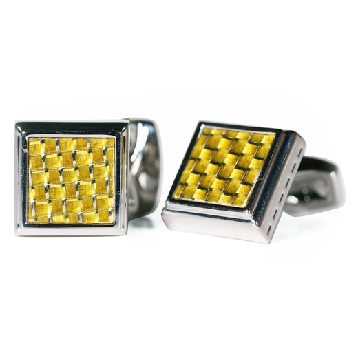 Lattice Inlay Cufflinks-new online-Fifth Avenue Menswear