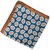 Geometric Print Silk Pocket Square