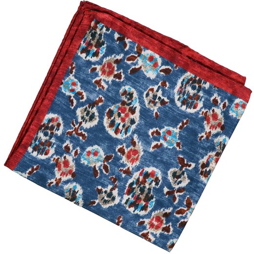 Abstract Paisley Print Silk Pocket Square-new online-Fifth Avenue Menswear