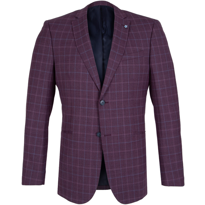 Jayson Stretch Wool Blend Check Suit