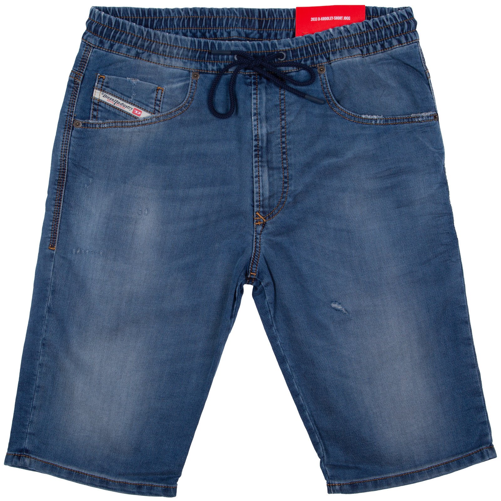 D-Krooley-Short Dstressed Jogg Jean Shorts - DESIGNERS-Diesel