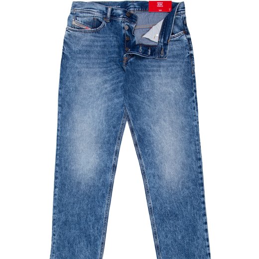 D-Finitive Taper Fit Vintage Bleach Denim Jeans-new online-Fifth Avenue Menswear