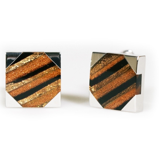 Iridescent Tiger Eye Strata Inlay-new online-Fifth Avenue Menswear