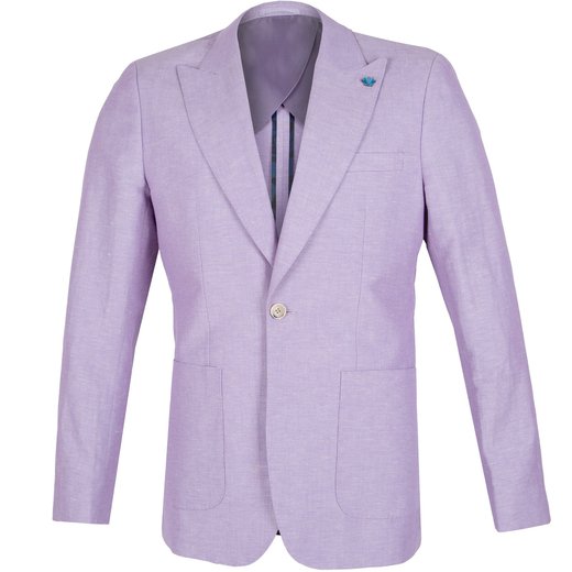 Eddie Linen & Cotton Blend Blazer -new online-Fifth Avenue Menswear