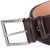 Wide Luxury Leather Contrast Edge Stitch Belt