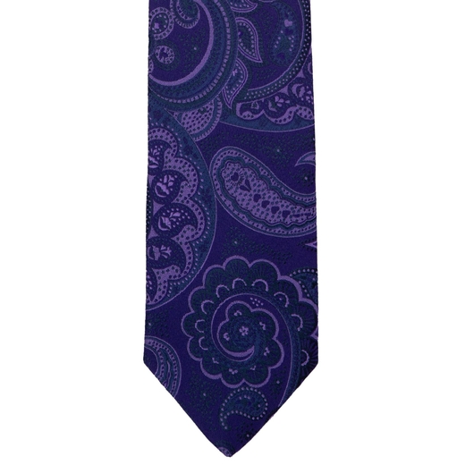 Tonal Luxe Paisley Tie-wedding-Fifth Avenue Menswear