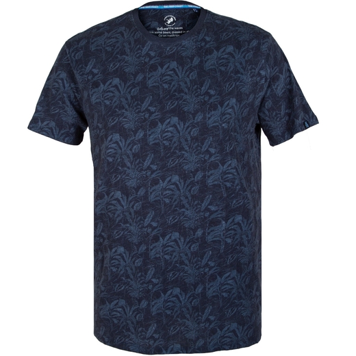 Slim Fit Leafs Print T-Shirt-new online-Fifth Avenue Menswear