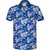 Tropical Beach Print Pique Polo