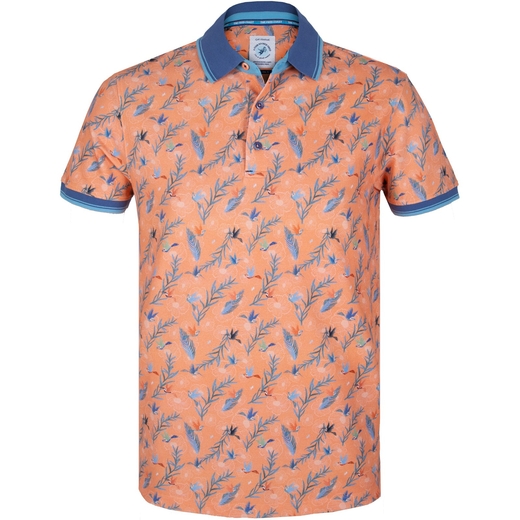 Hummingbird Print Pique Polo-new online-Fifth Avenue Menswear