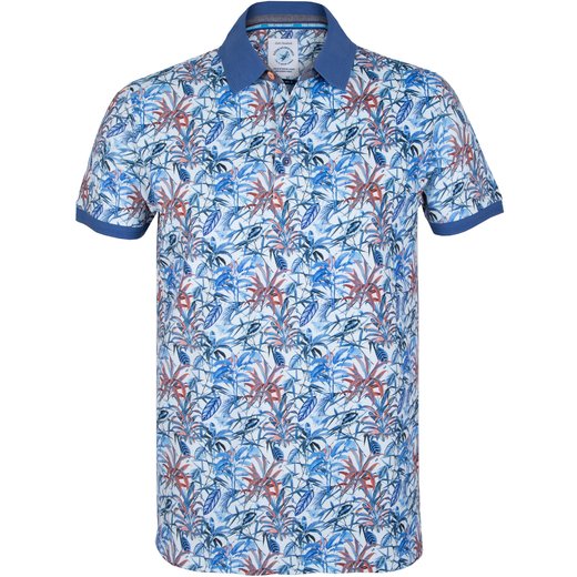 Leafs Print Pique Polo-new online-Fifth Avenue Menswear