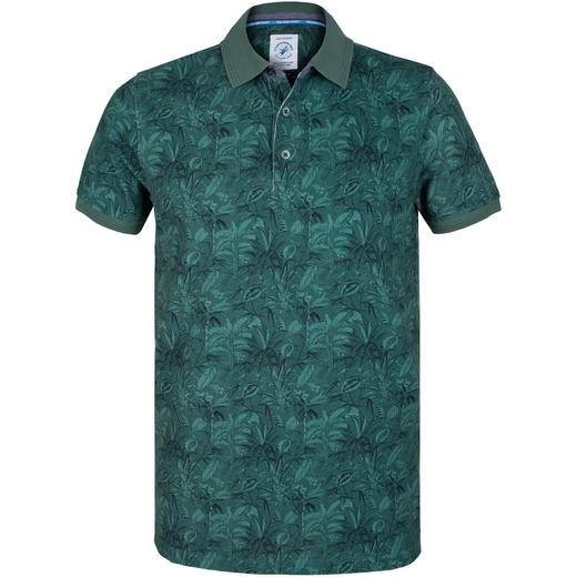 Leafs Print Pique Polo-new online-Fifth Avenue Menswear