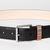 Signature Stripe Keeper Leather Belt