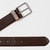 Signature Stripe Keeper Leather Belt