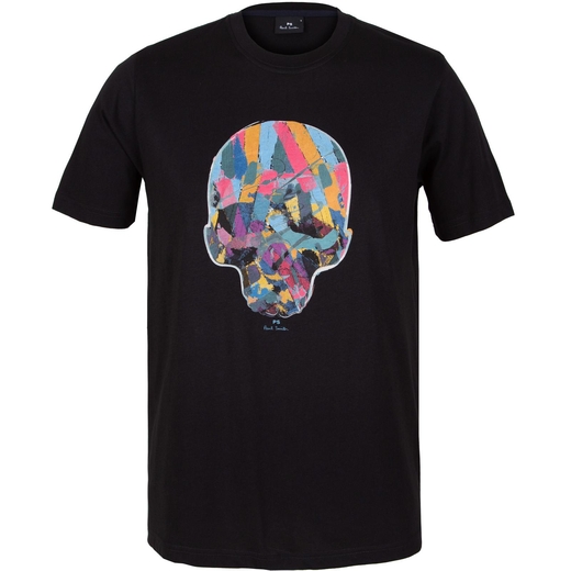 Organic Cotton Multi Skull Print T-Shirt-new online-Fifth Avenue Menswear