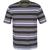 Regular Fit Multi Stripe Cotton T-Shirt