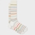 Pencil Stripe Cotton Socks