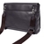 Dark Purple Leather Messenger Bag