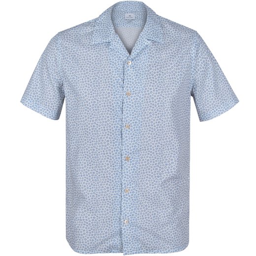 Classic Fit Small Flowers Print Casual Shirt-new online-Fifth Avenue Menswear