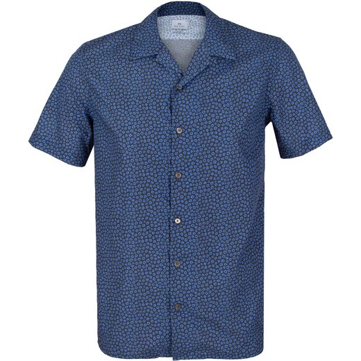 Classic Fit Small Flowers Print Casual Shirt-new online-Fifth Avenue Menswear