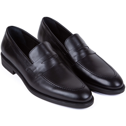 Remi Black Leather Loafer-new online-Fifth Avenue Menswear