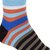 3 Pack Multi Stripes Cotton Socks