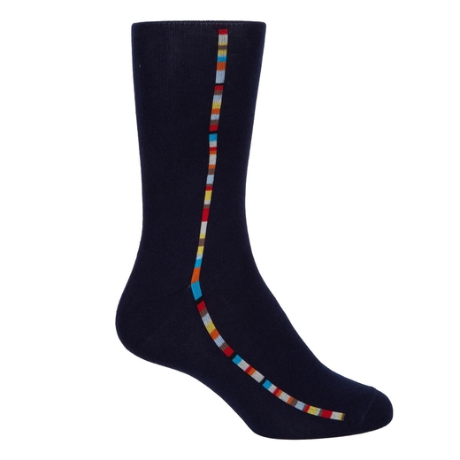 Vittore Stripe Detail Cotton Socks-new online-Fifth Avenue Menswear