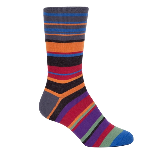 Gage Stripe Cotton Socks-new online-Fifth Avenue Menswear