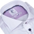 Luxury 2-Ply Cotton Twill Dress Shirt With Print Trim