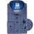 Luxury Cotton Micro Floral Print Dress Shirt