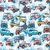 Luxury Stretch Cotton Jeep Print Casual Shirt