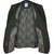 Olive Herringbone Stretch Knit Blazer
