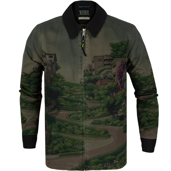 Lombard Street Print Casual Jacket