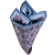 Vintage Geometric Print Silk Pocket Square