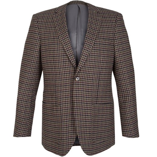 Desmond Wool Blend Tweed Check Blazer-on sale-Fifth Avenue Menswear