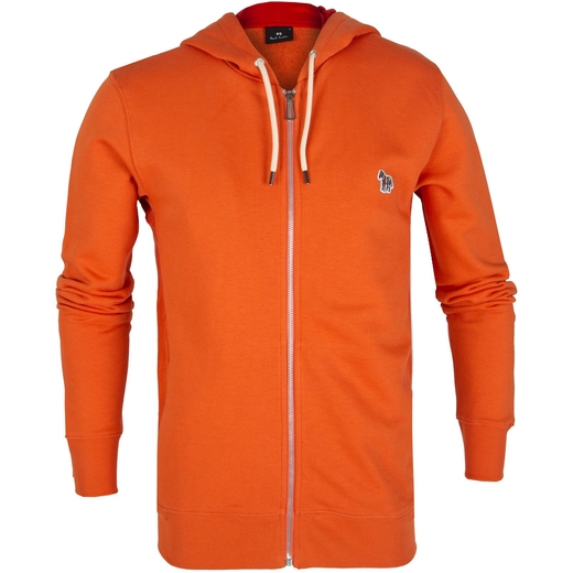 Zip-Up Hoody Sweat With Zebra Logo-new online-Fifth Avenue Menswear