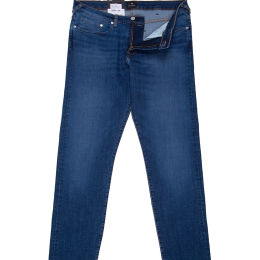 Tapered Fit Aged Organic Reflex Stretch Denim Jeans-new online-Fifth Avenue Menswear