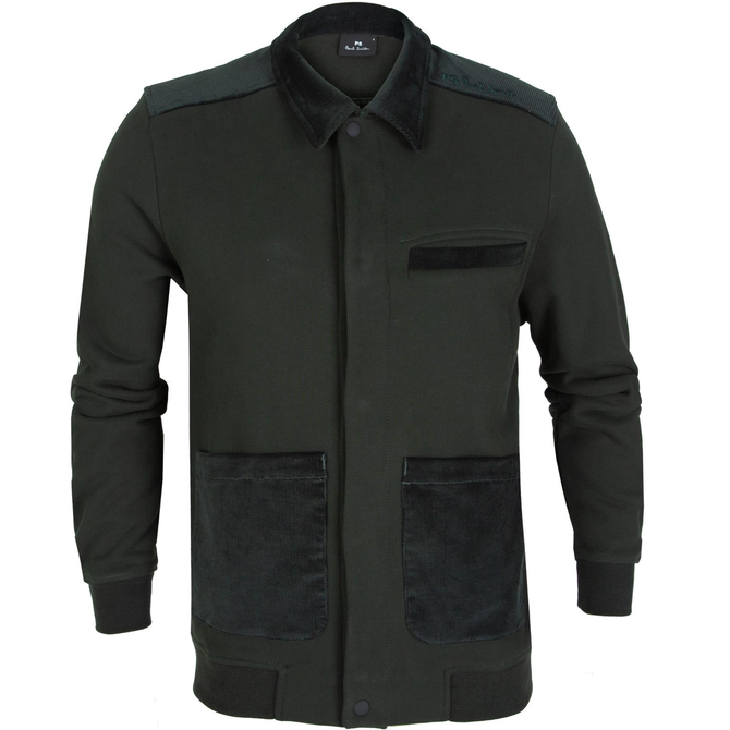 Casual Sweat Jacket With Cord Trim