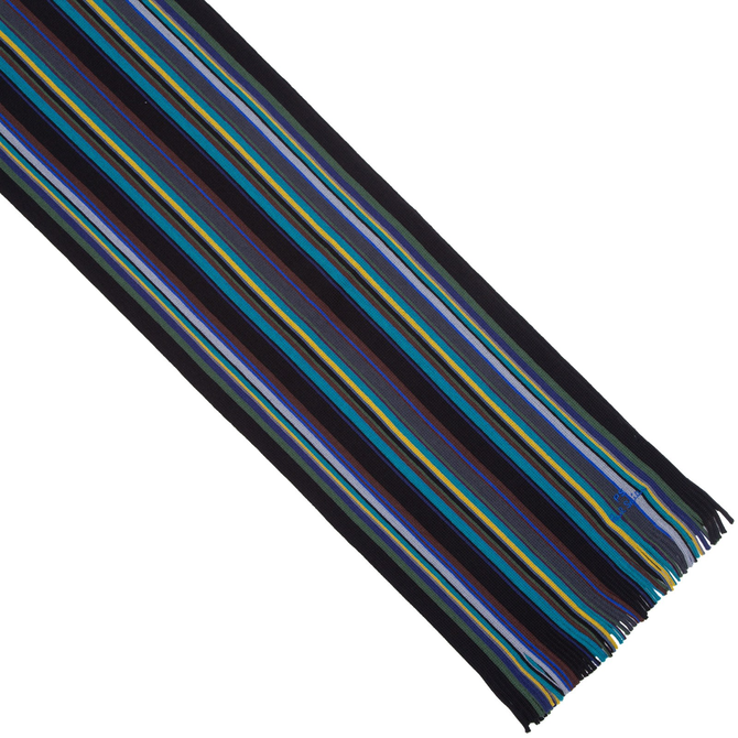 Merino Wool Multicolour Stripe Scarf